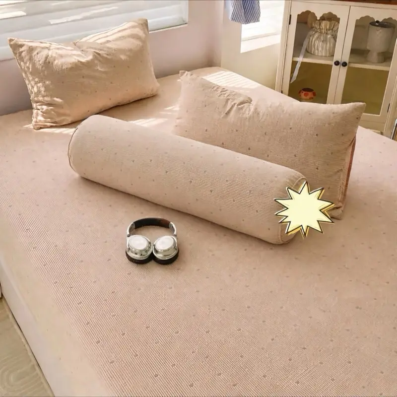 Dale Cotton Bedsheet and Pillowcase Set, 3 Pieces or 4 Pieces, Soft and Cool, Fits 5–12cm Mattresses