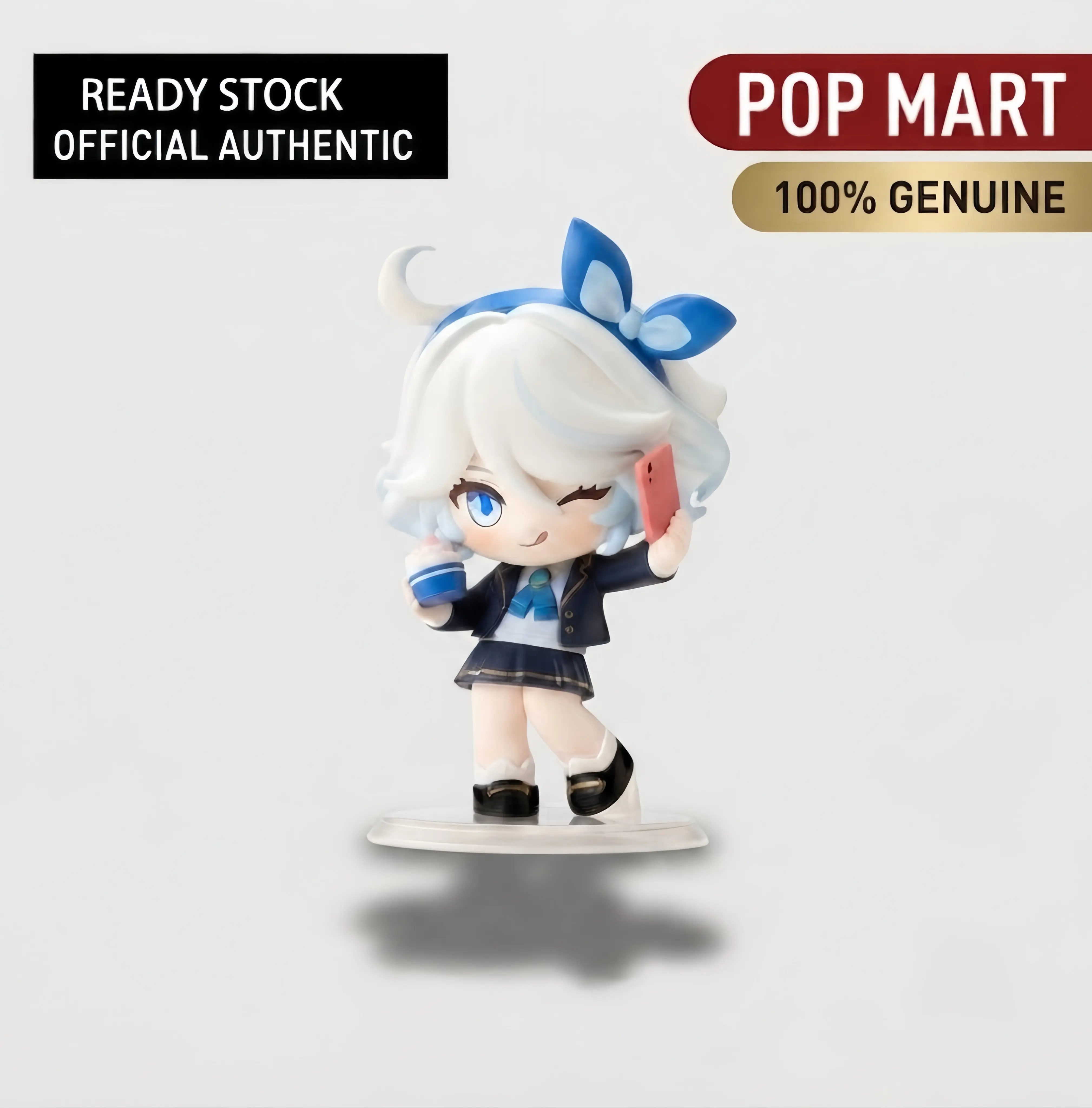 Figura POP MART Genshin Impact, serie Academy's Light & Shadow Poetry, caja sorpresa, figura chibi coleccionable de regalo