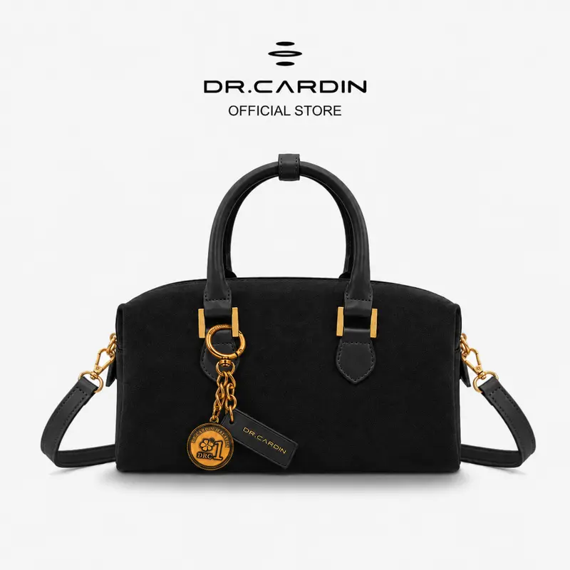 Dr Cardin Callie Suede Leather Crossbody Sling Bag BG-763