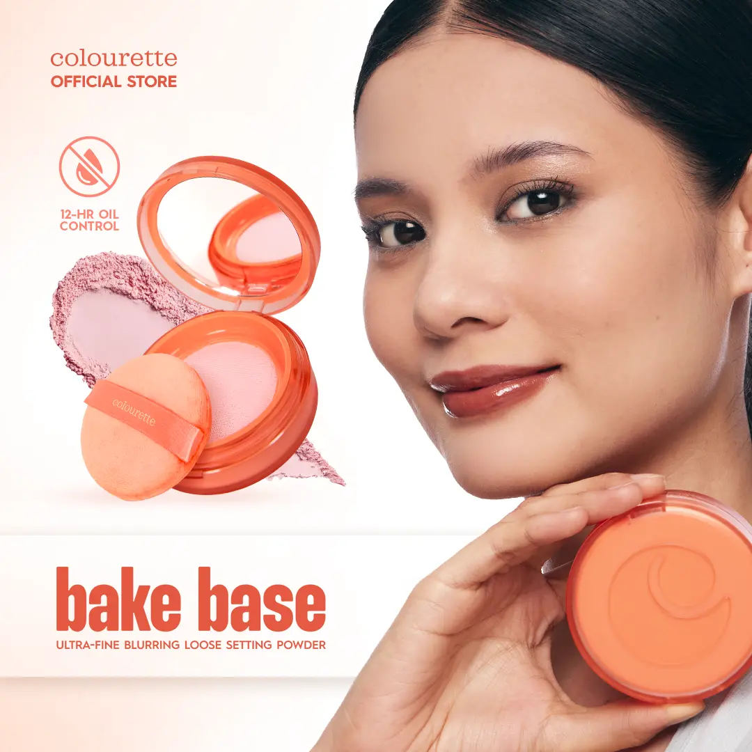 Poudre libre fixatrice ultra-fine floutante Bake Base de Colourette