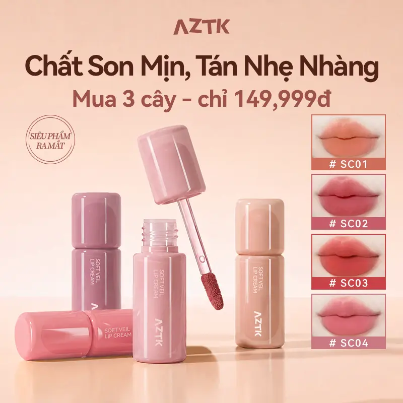 【NUEVO LANZAMIENTO】AZTK labial en barra con textura gelatinosa rosa, acabado mate suave e hidratante, no marca las líneas de los labios, apto para usar sin maquillaje, ligero y fácil de difuminar, 1.5 g
