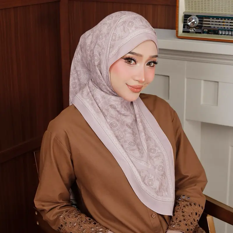 Bawal Selapis Curve Dolce | Opaline | Everbloom Korean Chiffon
