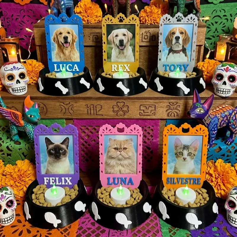 Autel commémoratif pour animaux de compagnie – Día de Muertos