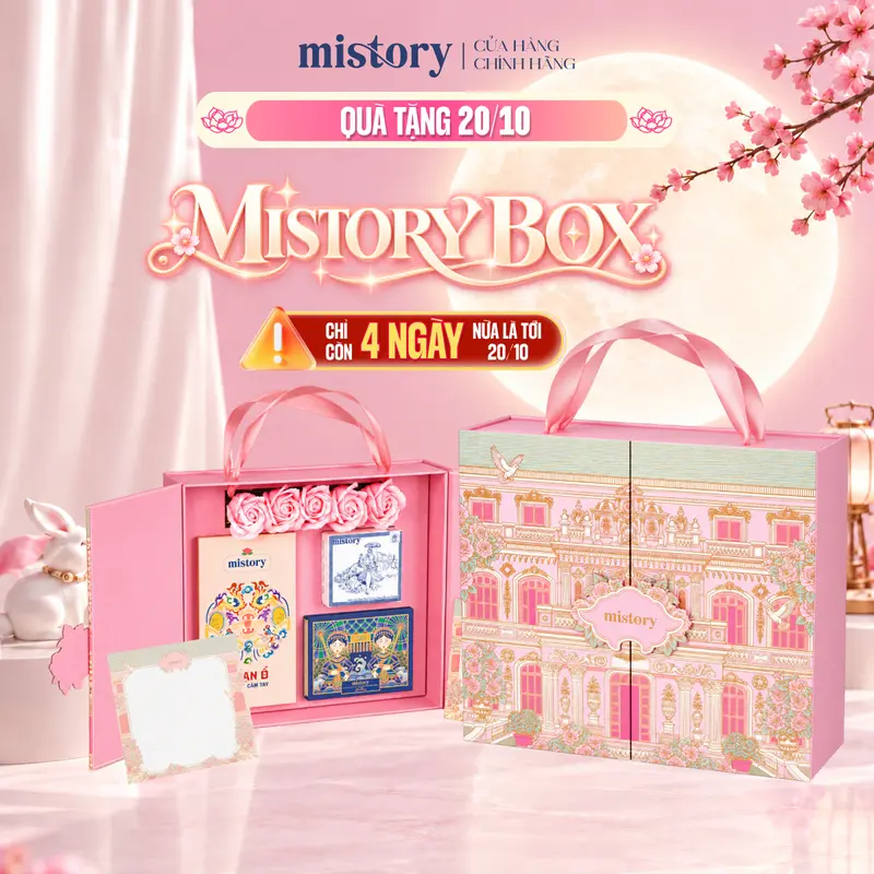 Mistory Box Luxury Huế Royal-Inspired Makeup Gift for Girlfriend, 20/10