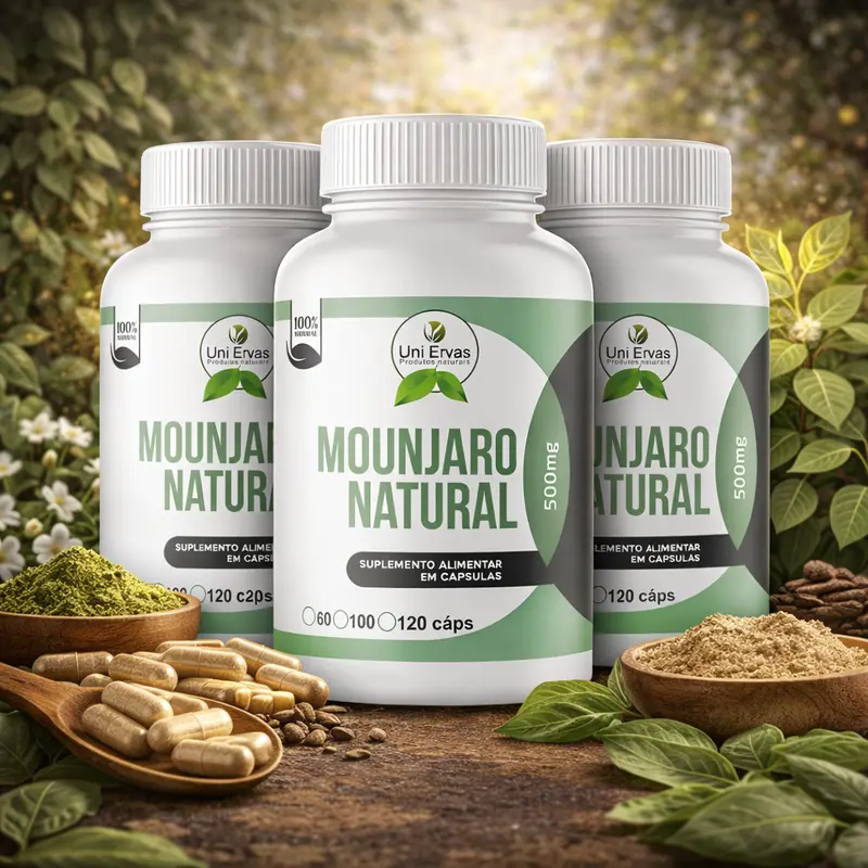 M0NJARU Natural Supplement, 120 Capsules, 500 mg