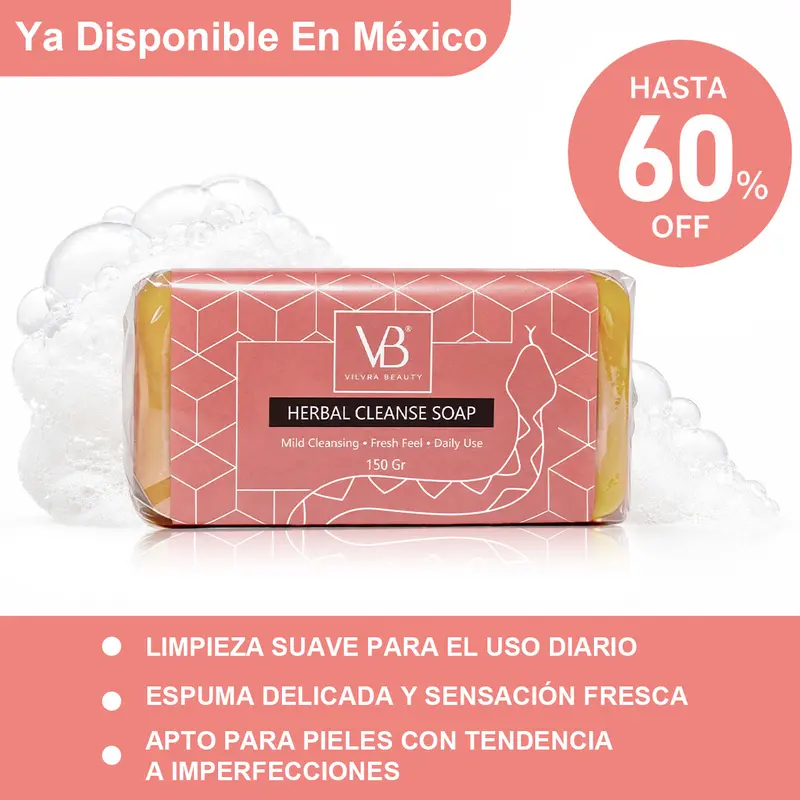 VB 허벌 바디 비누 150g | 모든 피부 타입을 위한 순한 세정과 보습