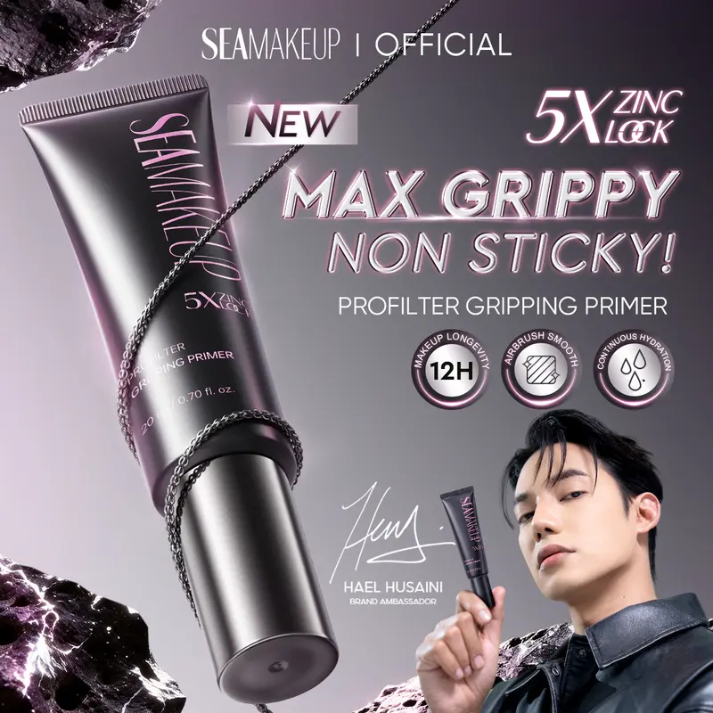 【新発売】Sea Makeup ProFilter Gripping Primer 化粧下地 20ml｜5X ZincLock Technology、保湿・毛穴カバー・皮脂対策、発酵高麗人参・シーフェンネル配合、全肌タイプ向け