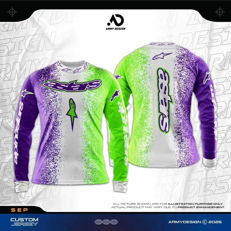 ALPINESTAR紫色款T恤